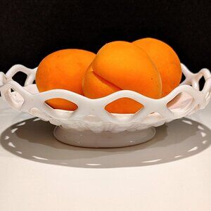 Imperial Glass Company Milk Glass Candy Dish